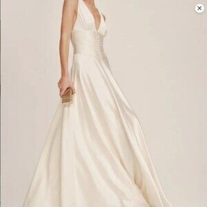 Reformation Arianwen Satin Bridal Gown